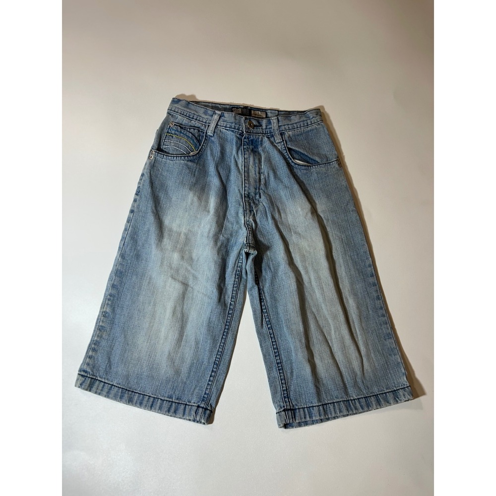 Southpole Denim Shorts Boys 16 Blue Excellent Y2K Baggy Light Wash Streetwear